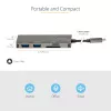 StarTech.com DKT30CHSDPD multiportový adaptér USB-C mini dok, 4K HDMI, 100 W PD, slot SD/microSD, 3-portový rozbočovač USB 3.0, pevný kábel 30 cm