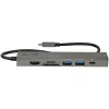 StarTech.com USB-C multiport adaptér hub, USB-C na 4K 60Hz HDMI, Gigabit Ethernet a 100W nabíjanie notebooku pre Macbook Pro / Air a Windows