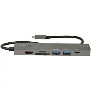 StarTech.com USB-C multiport adaptér hub, USB-C na 4K 60Hz HDMI, Gigabit Ethernet a 100W nabíjanie notebooku pre Macbook Pro / Air a Windows