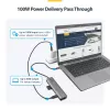 StarTech.com USB-C multiport adaptér hub, USB-C na 4K 60Hz HDMI, Gigabit Ethernet a 100W nabíjanie notebooku pre Macbook Pro / Air a Windows