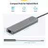 StarTech.com USB-C multiport adaptér hub, USB-C na 4K 60Hz HDMI, Gigabit Ethernet a 100W nabíjanie notebooku pre Macbook Pro / Air a Windows
