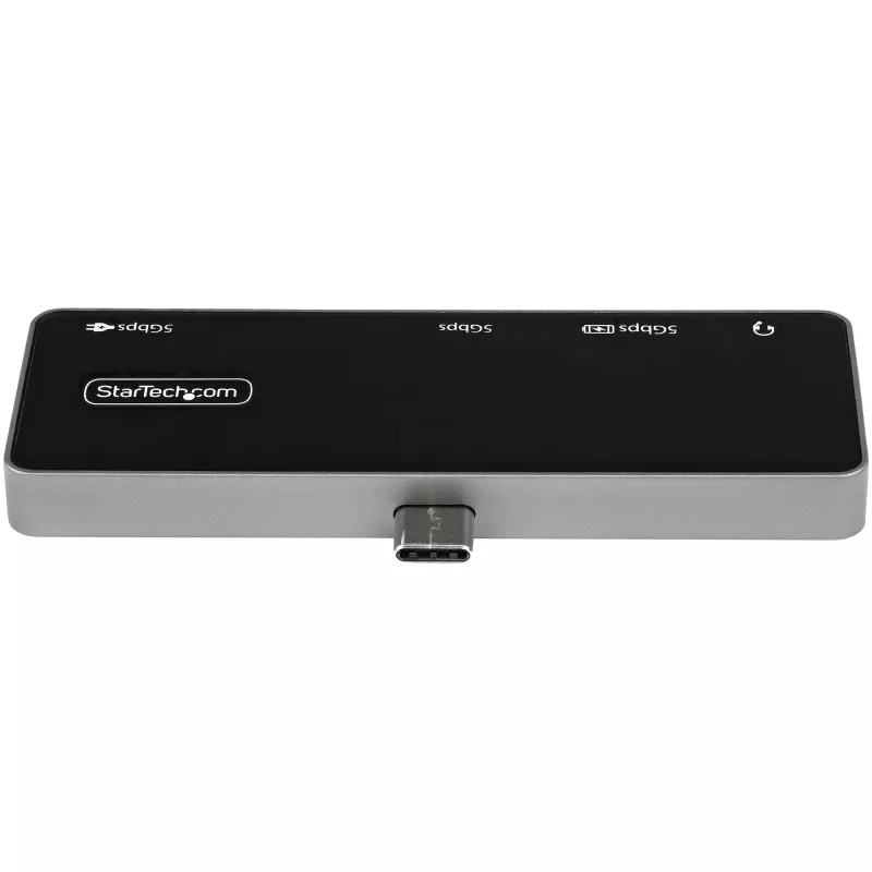 StarTech.com USB C multiport adaptér – USB-C na 4K 60Hz HDMI 2.0, 100W Power Delivery priechodné nabíjanie, 3-portový USB 3.0 hub, Audio – USB-C mini dok – Prenosný USB Type-C cestovný dok
