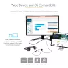 StarTech.com USB C multiport adaptér – USB-C na 4K 60Hz HDMI 2.0, 100W Power Delivery priechodné nabíjanie, 3-portový USB 3.0 hub, Audio – USB-C mini dok – Prenosný USB Type-C cestovný dok