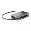 StarTech.com USB-C multiport adaptér – 4K 60Hz HDMI/DP – 3-portový USB hub – 100W Power Delivery Pass-Through – GbE – Mini dokovacia stanica na cesty s nabíjaním – 30 cm obtočný kábel