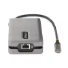 StarTech.com USB-C multiport adaptér – 4K 60Hz HDMI/DP – 3-portový USB hub – 100W Power Delivery Pass-Through – GbE – Mini dokovacia stanica na cesty s nabíjaním – 30 cm obtočný kábel