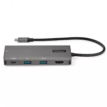 StarTech.com USB-C multiport adaptér - 10 Gbit/s USB Type-C mini dok s 4K 30 Hz HDMI - 100 W Power Delivery priechod - 3-portový USB hub, GbE - USB 3.1/3.2 Gen 2 dok pre notebook - 25,4 cm kábel