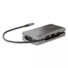 StarTech.com USB-C multiport adaptér – HDMI/VGA – 4K 60 Hz – 3-portový USB hub – 100 W Power Delivery priechod – GbE – Mini dokovacia stanica na cesty s nabíjaním – Zvinutý kábel, 30 cm