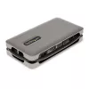 StarTech.com USB-C multiport adaptér – HDMI/VGA – 4K 60 Hz – 3-portový USB hub – 100 W Power Delivery priechod – GbE – Mini dokovacia stanica na cesty s nabíjaním – Zvinutý kábel, 30 cm