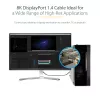 StarTech.com 0,9 m (1 m) VESA certifikovaný DisplayPort 1.4 kábel – 8K 60Hz HDR10 – Ultra HD 4K 120Hz video – DP 1.4 kábel/šnúra – Pre monitory/displeje – DisplayPort na DisplayPort kábel – M/M