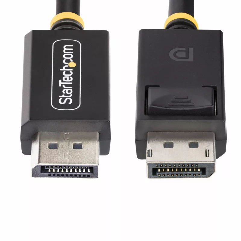 StarTech.com DP21-2M-DP40-CABLE kábel DisplayPort 2.1, 2 m, certifikovaný VESA DP40, UHBR10, HDR, 8K 60 Hz / 4K 144 Hz, 40 Gbps, pasívny, M/M, čierny