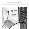 StarTech.com DP21-2M-DP40-CABLE kábel DisplayPort 2.1, 2 m, certifikovaný VESA DP40, UHBR10, HDR, 8K 60 Hz / 4K 144 Hz, 40 Gbps, pasívny, M/M, čierny