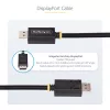 StarTech.com DP21-2M-DP40-CABLE kábel DisplayPort 2.1, 2 m, certifikovaný VESA DP40, UHBR10, HDR, 8K 60 Hz / 4K 144 Hz, 40 Gbps, pasívny, M/M, čierny