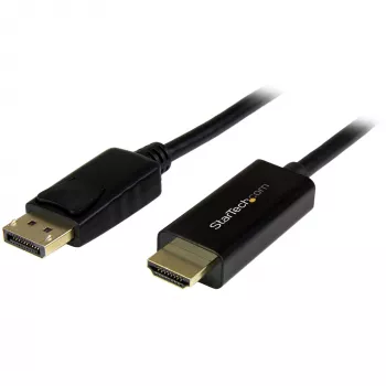 StarTech.com 2m DisplayPort na HDMI kábel - 4K 30Hz - DisplayPort na HDMI adaptér kábel - DP 1.2 na HDMI monitor kábel konvertor - Zamykateľný DP konektor - Pasívny DP na HDMI kábel