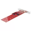 StarTech.com Dual M.2 PCIe SSD adaptér karta, PCIe x8 / x16 na Dual NVMe alebo AHCI M.2 SSD, PCI Express 4.0, 7,8 GBps/disk, vyžaduje bifurkáciu - Windows/Linux kompatibilné