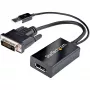 StarTech.com DVI na DisplayPort adaptér – USB napájanie – 1920 x 1200 – DVI na DisplayPort konvertor – video adaptér – DVI-D na DP