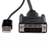 StarTech.com DVI na DisplayPort adaptér – USB napájanie – 1920 x 1200 – DVI na DisplayPort konvertor – video adaptér – DVI-D na DP