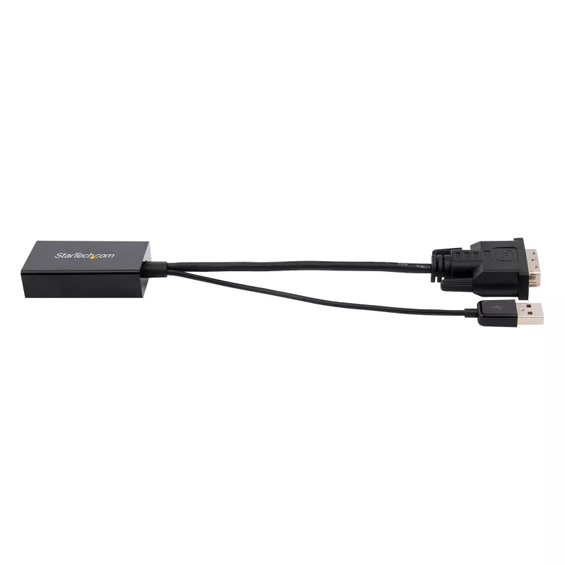 StarTech.com DVI na DisplayPort adaptér – USB napájanie – 1920 x 1200 – DVI na DisplayPort konvertor – video adaptér – DVI-D na DP