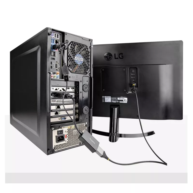 StarTech.com DVI na DisplayPort adaptér – USB napájanie – 1920 x 1200 – DVI na DisplayPort konvertor – video adaptér – DVI-D na DP