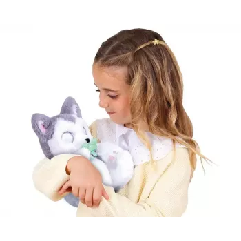 Interaktívna plyšová maskotka Epee Psytulaski husky pes — interaktívna plyšová hračka so zvukmi a pohybom