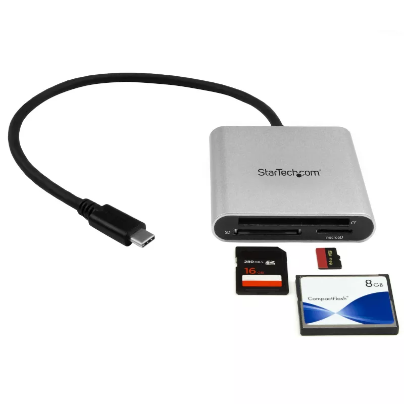 StarTech.com USB 3.0 čítačka/zapisovačka pamäťových kariet s USB-C - SD, microSD, CompactFlash