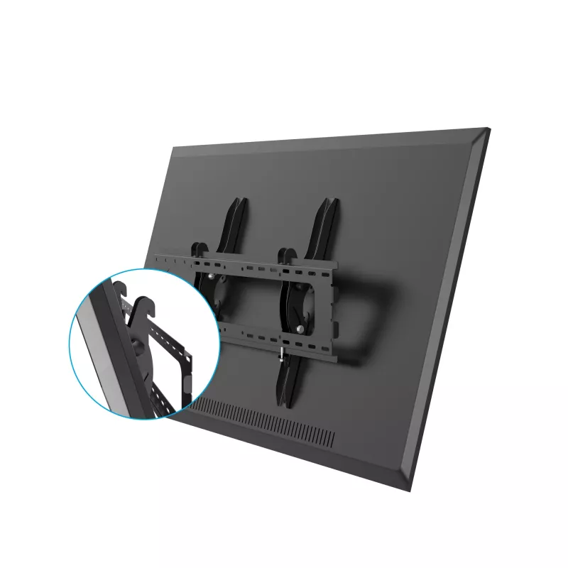 StarTech.com nástenný držiak na plochý TV – naklápací, 81,3 cm (32 palcov), 190,5 cm (75 palcov), 75 x 75 mm, 600 x 400 mm, -15 – 15°, čierny