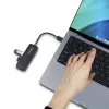 StarTech.com 4-portový USB-C hub, 5 Gbit/s, USB-C na 4x USB-A, napájaný zbernicou, malý cestovný mini hub, multi-portový USB 3.0 splitter, prenosný hub, ochrana proti prepätiu