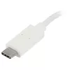 StarTech.com HB30C3A1CFBW 4-portový rozbočovač USB-C, 1x USB-C + 3x USB-A, USB 3.0 SuperSpeed 5Gbps, prenosný, biely