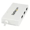 StarTech.com HB30C3A1CFBW 4-portový rozbočovač USB-C, 1x USB-C + 3x USB-A, USB 3.0 SuperSpeed 5Gbps, prenosný, biely