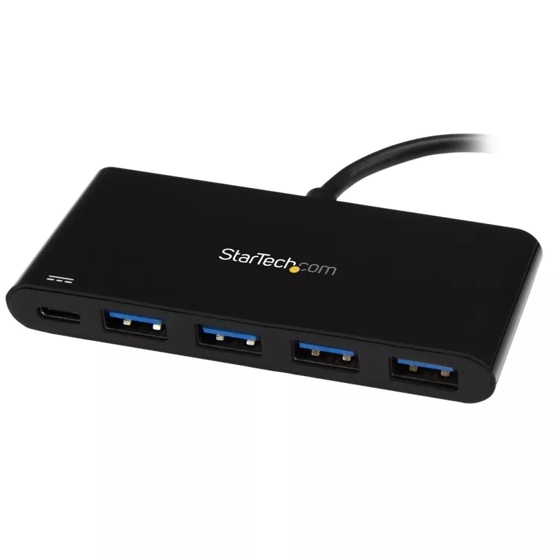 StarTech.com HB30C4AFPD 4-portový rozbočovač USB-C, USB-C na 4x USB-A, USB 3.0 SuperSpeed 5Gbps, Power Delivery 2.0