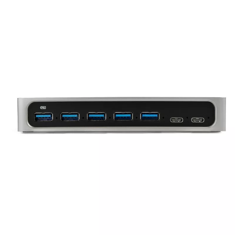 StarTech.com HB30C5A2CSC 7-portový rozbočovač USB-C, USB-C na 5x USB-A + 2x USB-C, USB 3.0, port rýchleho nabíjania, s napájaním