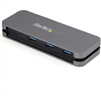 StarTech.com 4-portový USB C hub – 3x USB-A/1x USB-C – 5 Gbit/s USB 3.0 Type-C hub (3.2/3.1 Gen 1) – napájaný zbernicou – prenosný USB-C na USB-A adaptér hub – 28,5 cm (11,2