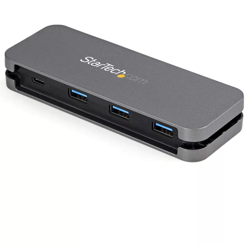 StarTech.com 4-portový USB C hub – 3x USB-A/1x USB-C – 5 Gbit/s USB 3.0 Type-C hub (3.2/3.1 Gen 1) – napájaný zbernicou – prenosný USB-C na USB-A adaptér hub – 28,5 cm (11,2