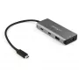 StarTech.com 4-portový USB C hub s 2x USB A a 2x USB C – SuperSpeed 10 Gbit/s USB Type-C 3.1/3.2 Gen 2 hub – napájaný zbernicou – prenosný USB-C na USB adaptér hub – hliník – 25 cm (9,8