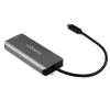 StarTech.com 4-portový USB C hub s 2x USB A a 2x USB C – SuperSpeed 10 Gbit/s USB Type-C 3.1/3.2 Gen 2 hub – napájaný zbernicou – prenosný USB-C na USB adaptér hub – hliník – 25 cm (9,8