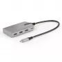 StarTech.com 4-portový USB-C hub s USB-C DP Alt Mode video výstupom 4K 60Hz - 3x USB-A, 1x USB Type-C, 100W Power Delivery priechod, USB 3.2 10Gbps, 30cm kábel, prenosný USB hub