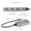 StarTech.com 4-portový USB-C hub s USB-C DP Alt Mode video výstupom 4K 60Hz - 3x USB-A, 1x USB Type-C, 100W Power Delivery priechod, USB 3.2 10Gbps, 30cm kábel, prenosný USB hub