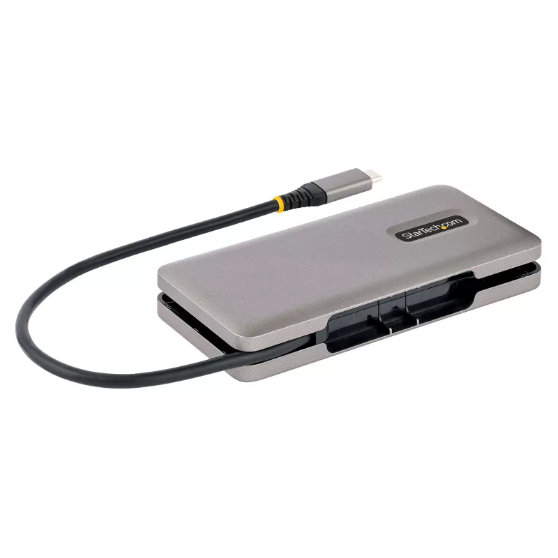 StarTech.com HB31CM1A3CB 4-portový USB-C hub, 1x USB-A + 3x USB-C, USB 3.2 Gen 2 10 Gbps, napájaný zo zbernice, obtáčací kábel 25 cm (9,8 palca)