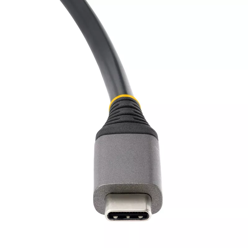 StarTech.com HB31CM1A3CB 4-portový USB-C hub, 1x USB-A + 3x USB-C, USB 3.2 Gen 2 10 Gbps, napájaný zo zbernice, obtáčací kábel 25 cm (9,8 palca)