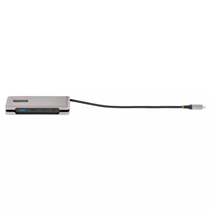 StarTech.com HB31CM1A3CB 4-portový USB-C hub, 1x USB-A + 3x USB-C, USB 3.2 Gen 2 10 Gbps, napájaný zo zbernice, obtáčací kábel 25 cm (9,8 palca)