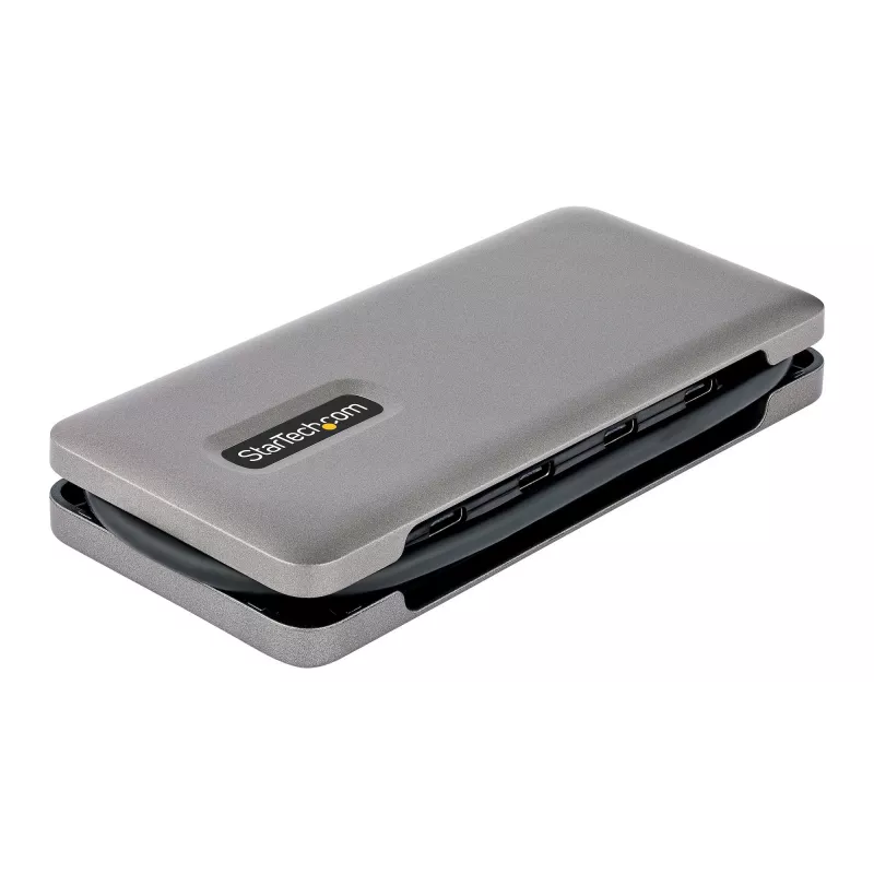 StarTech.com HB31CM4CPD3 4-portový USB-C hub, 4x USB-C, USB 3.2 Gen 2 10 Gbps, priechodné napájanie Power Delivery 100 W, kábel 25 cm (9,8 palca)