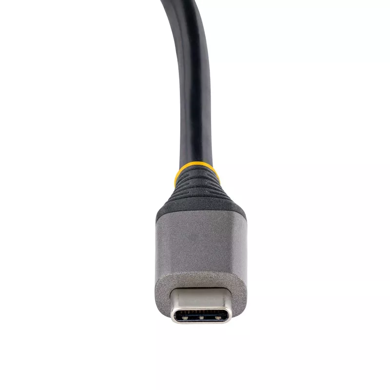 StarTech.com HB31CM4CPD3 4-portový USB-C hub, 4x USB-C, USB 3.2 Gen 2 10 Gbps, priechodné napájanie Power Delivery 100 W, kábel 25 cm (9,8 palca)