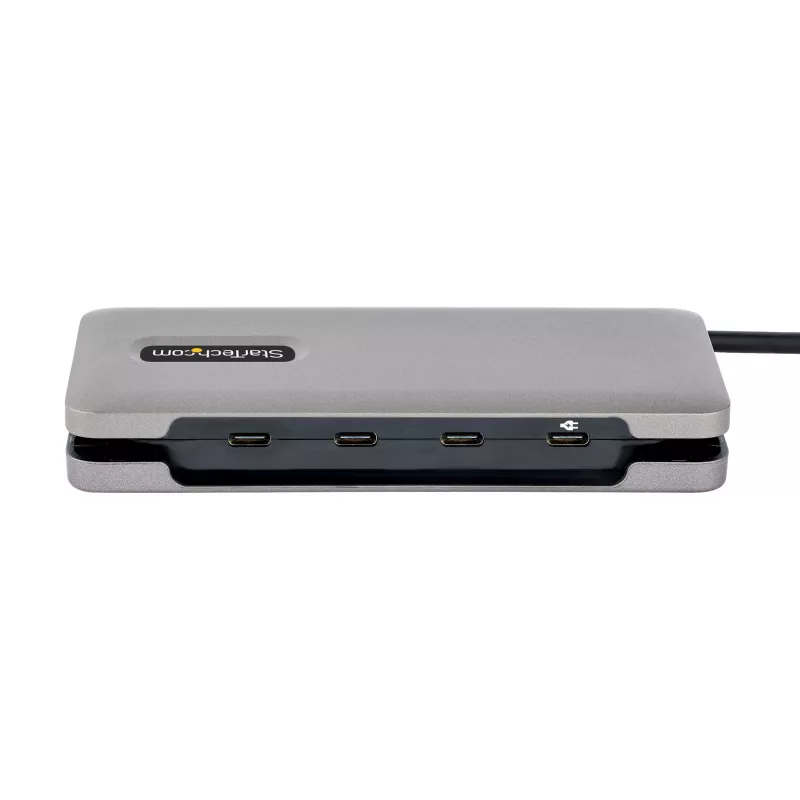StarTech.com HB31CM4CPD3 4-portový USB-C hub, 4x USB-C, USB 3.2 Gen 2 10 Gbps, priechodné napájanie Power Delivery 100 W, kábel 25 cm (9,8 palca)