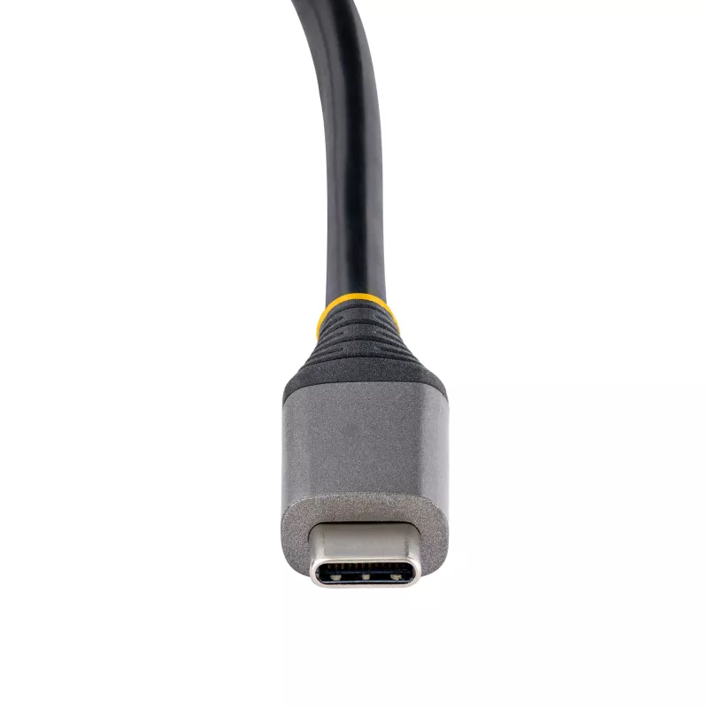 StarTech.com HB31CM4CPD3 4-portový USB-C hub, 4x USB-C, USB 3.2 Gen 2 10 Gbps, priechodné napájanie Power Delivery 100 W, kábel 25 cm (9,8 palca)