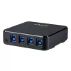 StarTech.com 4-na-4 USB 3.0 periférny prepínač, 5 Gbit/s, Micro-USB Type-B, čierny, plast, CE, FCC, REACH, 0 – 40 °C