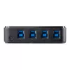 StarTech.com 4-na-4 USB 3.0 periférny prepínač, 5 Gbit/s, Micro-USB Type-B, čierny, plast, CE, FCC, REACH, 0 – 40 °C