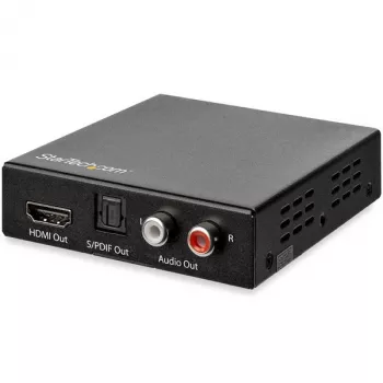 StarTech.com 4K HDMI audio extraktor s podporou 4K 60 Hz, čierna, 4096 x 2160 pixelov, 1280 x 720, 1920 x 1080, 1920 x 1200, 3840 x 2160, 4096 x 2160, 60 Hz, 5.1 kanálov, HDMI