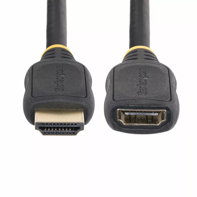 StarTech.com 2 m HDMI 2.0 predlžovací kábel, High Speed HDMI port saver kábel, 4K 60 Hz, HDMI samec na HDMI samica predlžovací adaptér kábel, HDMI predlžovací kábel, M/F