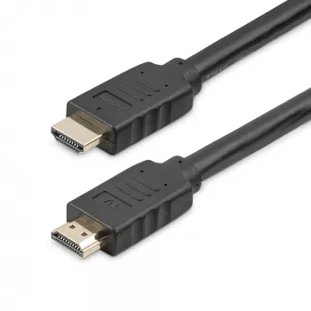 StarTech.com 9,1 m (30 ft) HDMI 2.0 kábel – 4K 60 Hz aktívny HDMI kábel – CL2 klasifikovaný pre inštaláciu v stene – odolný vysokorýchlostný UHD HDMI kábel – HDR, 18 Gbit/s – kábel samec-samec – čierna
