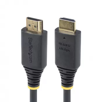 StarTech.com 30 cm (1 ft) High Speed HDMI kábel, 4K 60 Hz/1440p 144 Hz, HDR10/HDCP 2.2/ARC, 18 Gbit/s, UHD HDMI 2.0 kábel pre TV/monitor/displej, TPE plášť