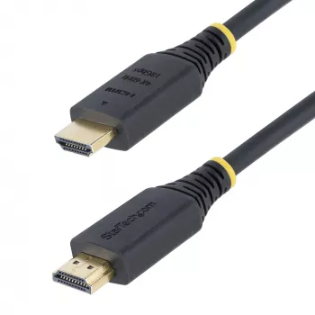 StarTech.com 50 cm Premium certifikovaný High Speed HDMI kábel, 4K 60 Hz/1440p 144 Hz, HDR10/HDCP 2.2/ARC, 18 Gbit/s, UHD HDMI 2.0 kábel pre TV/monitor/displej, TPE plášť